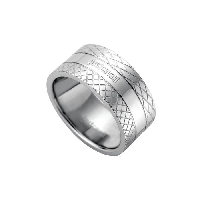 حلقه استیل  جاست کاوالی  مردانه مدل JCRG50020109
